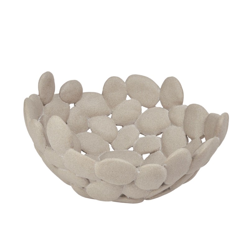 VOTSALO ΜΠΩΛ ΔΙΑΚΟΣΜΗΣΗΣ 33x32x18cm POLYRESIN ΜΠΕΖ