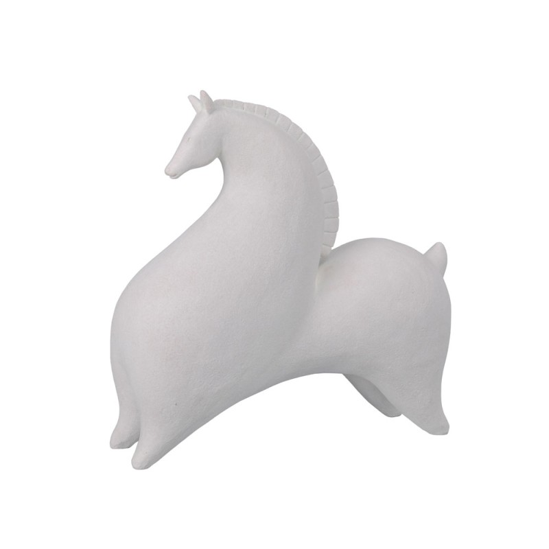 AEGEAN ΔΙΑΚΟΣΜΗΤΙΚΟ ΑΛΟΓΟ 26x11x24cm POLYRESIN ΛΕΥΚΟ