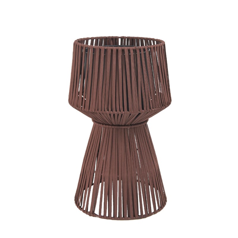 ROPE ΚΑΣΠΩ 32x32x55cm ΜΕΤΑΛΛΟ ΚΑΦΕ ΣΧΟΙΝΙ
