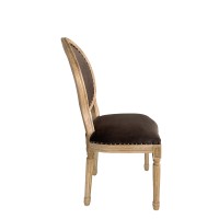 LOUIS ΚΑΡΕΚΛΑ TAUPE ΦΥΣΙΚΟ 49x49x99cm