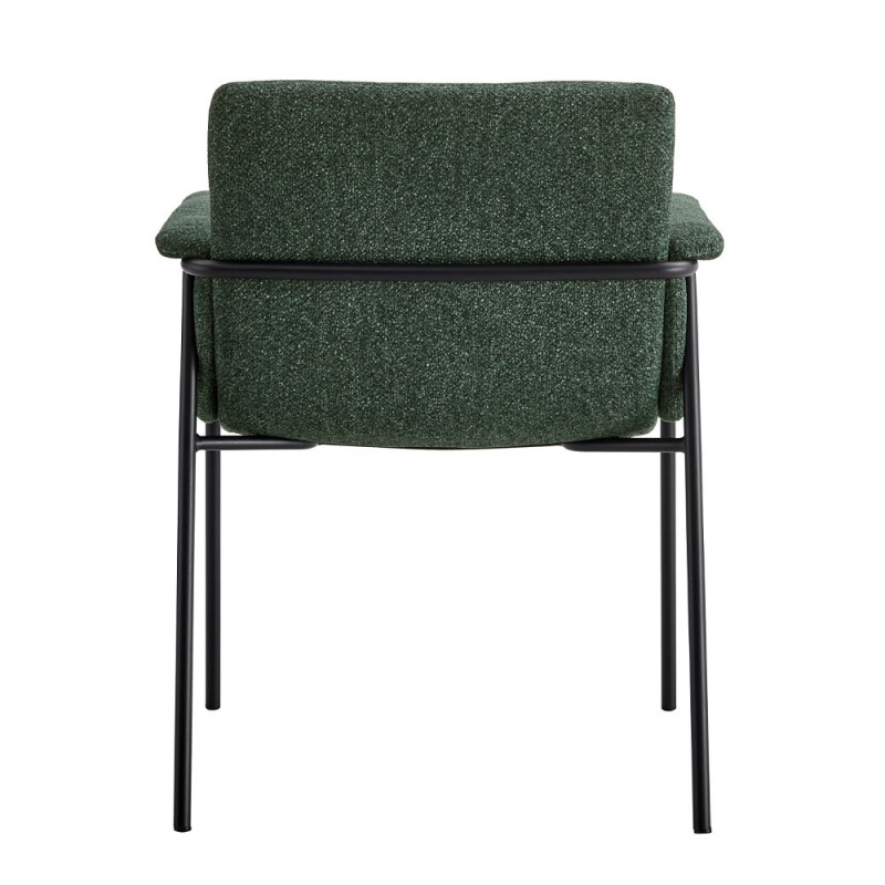 Σετ-2Τεμ.JAPO ΚΑΡΕΚΛΑ GREEN MIX ΜΑΥΡΟ 63x61x82cm