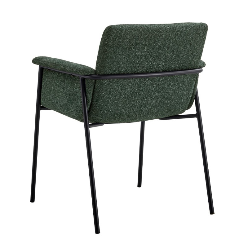 Σετ-2Τεμ.JAPO ΚΑΡΕΚΛΑ GREEN MIX ΜΑΥΡΟ 63x61x82cm