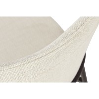 Σετ-2Τεμ.LUJO ΚΑΡΕΚΛΑ BEIGE ΜΑΥΡΟ ΜΑΤ 51.5x57x84.5cm