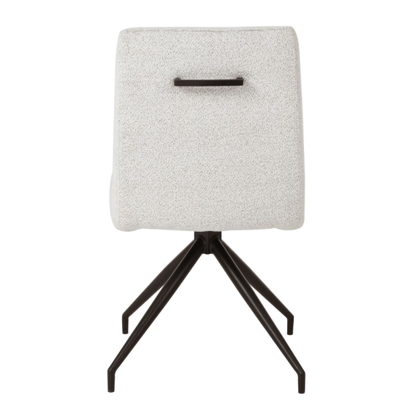 Σετ-2Τεμ.ARM ΚΑΡΕΚΛΑ BEIGE ΜΑΥΡΟ ΜΑΤ 47.5x56.5x86cm