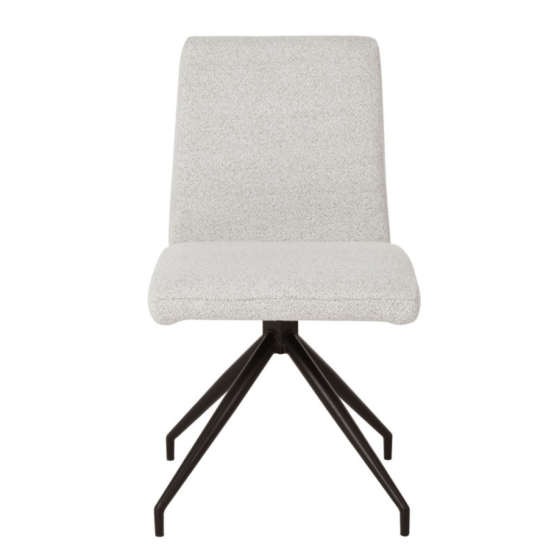 Σετ-2Τεμ.ARM ΚΑΡΕΚΛΑ BEIGE ΜΑΥΡΟ ΜΑΤ 47.5x56.5x86cm