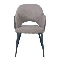 Σετ-2Τεμ.ASCOT ΚΑΡΕΚΛΑ ΚΑΦΕ ΣΚΟΥΡΟ ΜΑΥΡΟ 60x63.5x79cm