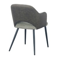 Σετ-2Τεμ.ASCOT ΚΑΡΕΚΛΑ ΠΡΑΣΙΝΟ ΜΑΥΡΟ 60x63.5x79cm