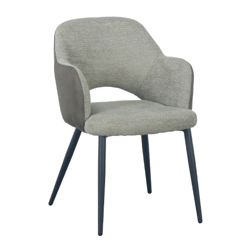 Σετ-2Τεμ.ASCOT ΚΑΡΕΚΛΑ ΠΡΑΣΙΝΟ ΜΑΥΡΟ 60x63.5x79cm