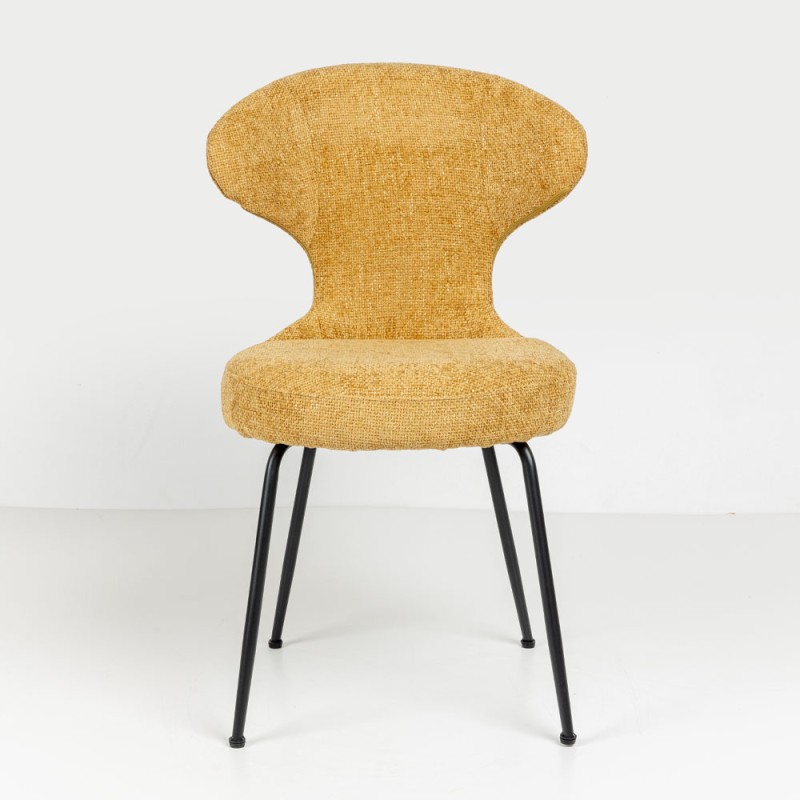 Σετ-2Τεμ.FUNGO ΚΑΡΕΚΛΑ LEMON ΜΑΥΡΟ 56x57x91cm