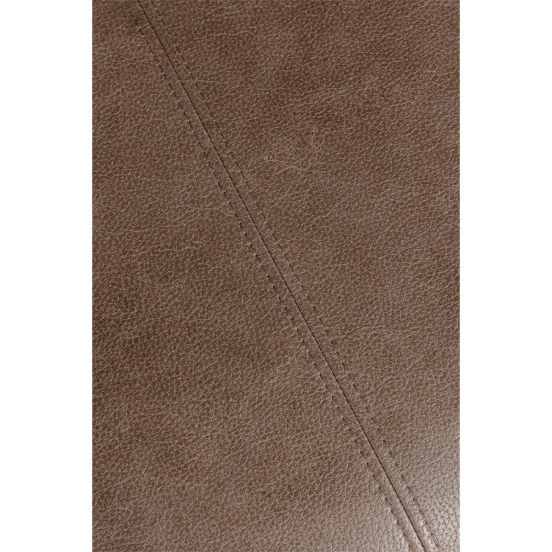 Σετ-2Τεμ.MONTE ΚΑΡΕΚΛΑ ΚΑΦΕ CREAM ΜΑΥΡΟ ΜΑΤ 61x58x83cm
