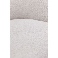 Σετ-2Τεμ.CARMEN ΚΑΡΕΚΛΑ ΠΟΛΥΘΡΟΝΑ CREAM ΜΑΥΡΟ ΜΑΤ 59x60.5x83.5cm