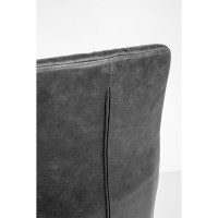 Σετ-2Τεμ.TOSCA ΚΑΡΕΚΛΑ ΓΚΡΙ ΜΑΥΡΟ ΜΑΤ 61.5x58x91cm