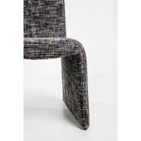 Σετ-2Τεμ.QUADRO ΚΑΡΕΚΛΑ ΓΚΡΙ ΣΚΟΥΡΟ 61x51x83cm