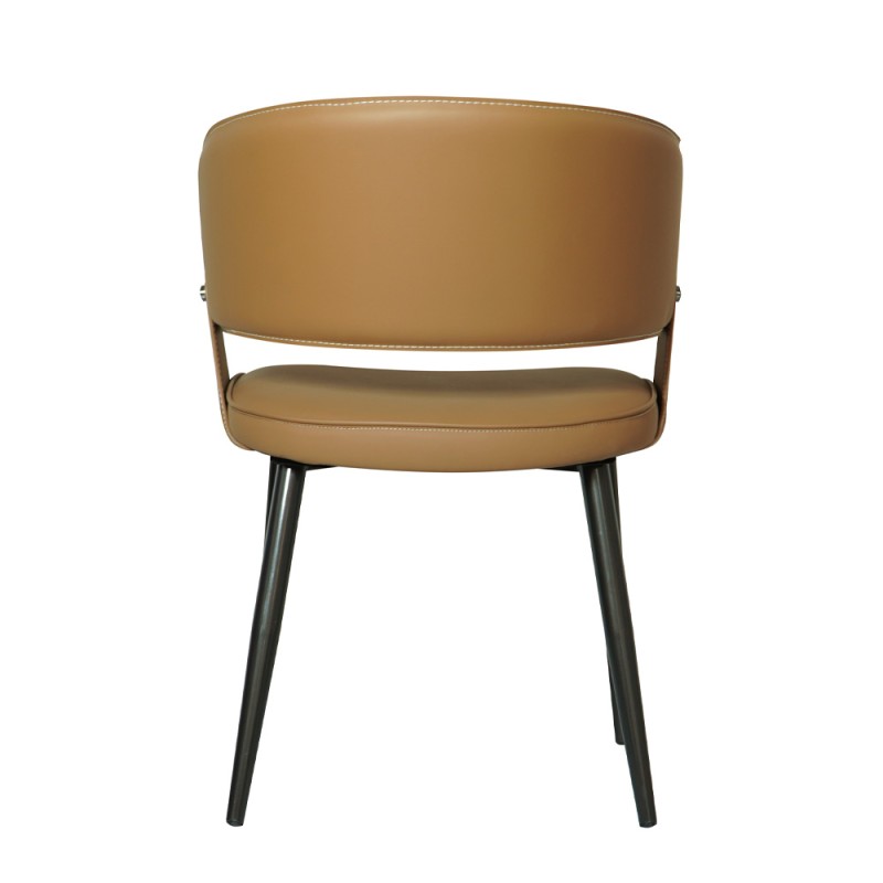 ARCUS ΚΑΡΕΚΛΑ TAUPE ΜΑΥΡΟ 58.5x53.5x77cm