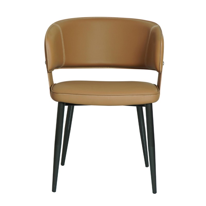 ARCUS ΚΑΡΕΚΛΑ TAUPE ΜΑΥΡΟ 58.5x53.5x77cm