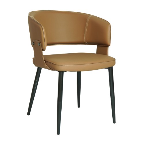 ARCUS ΚΑΡΕΚΛΑ TAUPE ΜΑΥΡΟ 58.5x53.5x77cm