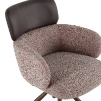 Σετ-2Τεμ.MARRON ΚΑΡΕΚΛΑ BORDEAUX BEIGE ΣΟΜΟΝ ΚΑΦΕ 58x63x84.5cm