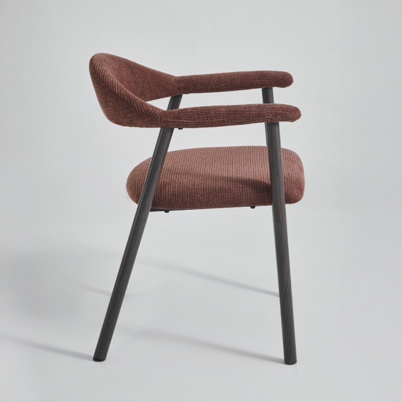 Σετ-2Τεμ.EMBRACE ΚΑΡΕΚΛΑ TERRACOTTA BITTER BROWN 60x56x73cm