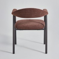Σετ-2Τεμ.EMBRACE ΚΑΡΕΚΛΑ TERRACOTTA BITTER BROWN 60x56x73cm