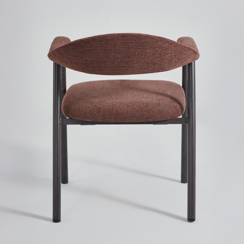 Σετ-2Τεμ.EMBRACE ΚΑΡΕΚΛΑ TERRACOTTA BITTER BROWN 60x56x73cm