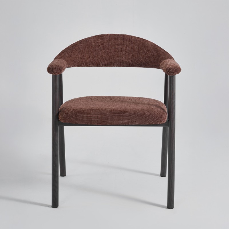 Σετ-2Τεμ.EMBRACE ΚΑΡΕΚΛΑ TERRACOTTA BITTER BROWN 60x56x73cm