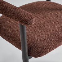 Σετ-2Τεμ.EMBRACE ΚΑΡΕΚΛΑ TERRACOTTA BITTER BROWN 60x56x73cm