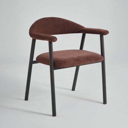 Σετ-2Τεμ.EMBRACE ΚΑΡΕΚΛΑ TERRACOTTA BITTER BROWN 60x56x73cm