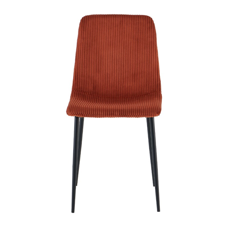 Σετ-4Τεμ.TESSERA ΚΑΡΕΚΛΑ TERRACOTTA ΜΑΥΡΟ 54x44.5x87cm