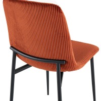 Σετ-4Τεμ.TESSERA ΚΑΡΕΚΛΑ TERRACOTTA ΜΑΥΡΟ 54x44.5x87cm
