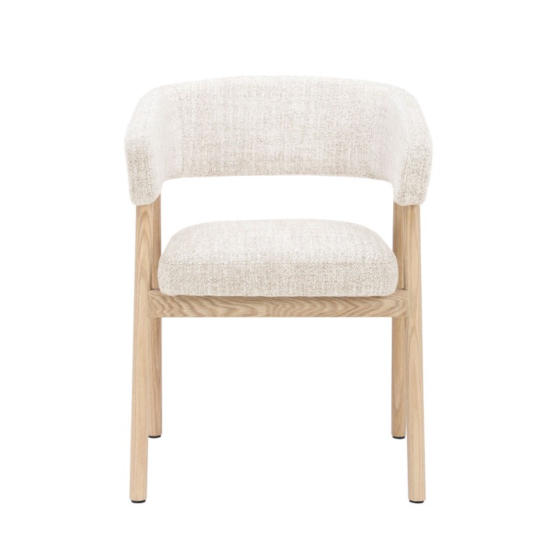 BERGAMO ΚΑΡΕΚΛΑ BEIGE ΦΥΣΙΚΟ 59x56x78cm