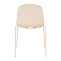 PADDED ΚΑΡΕΚΛΑ OFF WHITE 51x53x85cm
