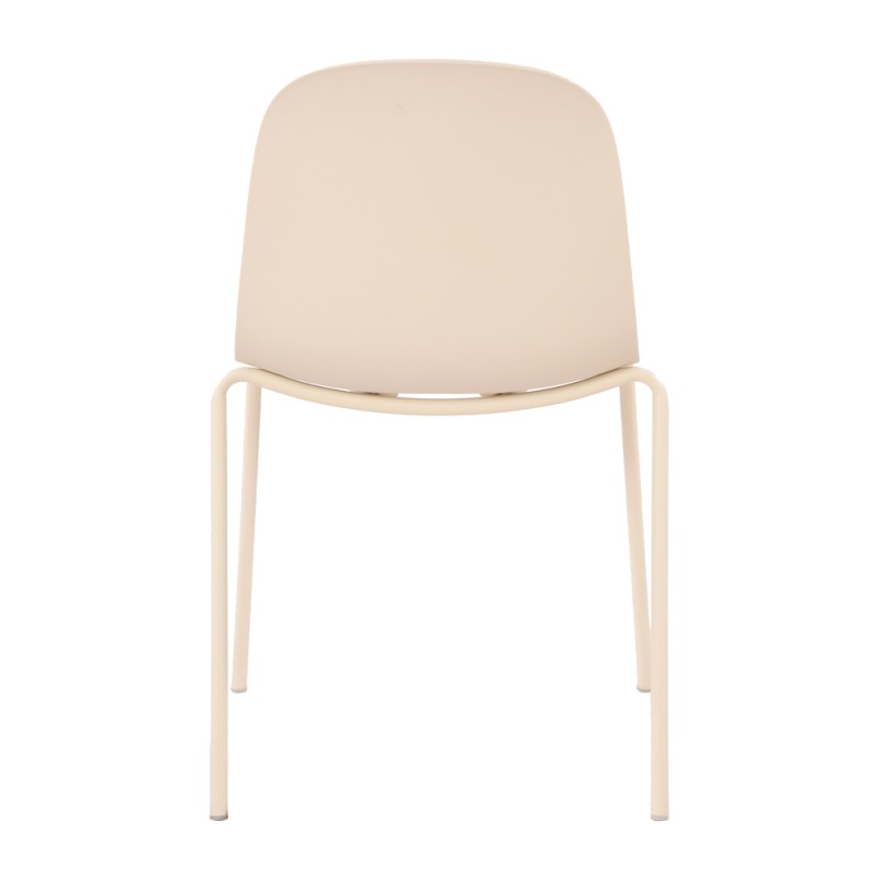 PADDED ΚΑΡΕΚΛΑ OFF WHITE 51x53x85cm