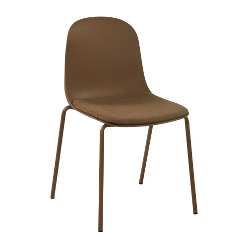 PADDED ΚΑΡΕΚΛΑ ΚΑΦΕ 51x53x85cm
