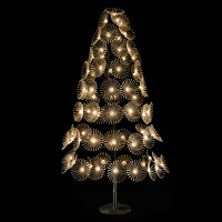 GLOW FLOWER 180 ΧΡΙΣΤΟΥΓΕΝΝΙΑΤΙΚΟ ΔΕΝΤΡΟ LED 180cm COPPER PVC