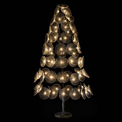 GLOW FLOWER 180 ΧΡΙΣΤΟΥΓΕΝΝΙΑΤΙΚΟ ΔΕΝΤΡΟ LED 180cm COPPER PVC