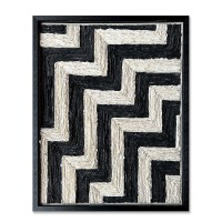 EARTH CRAFT ΠΙΝΑΚΑΣ ΔΙΑΚΟΣΜΗΣΗΣ 80x100x4cm ΧΑΡΤΙ ΜΑΥΡΟ ΜΠΕΖ ΓΥΑΛΙ ΜΑΥΡΟ