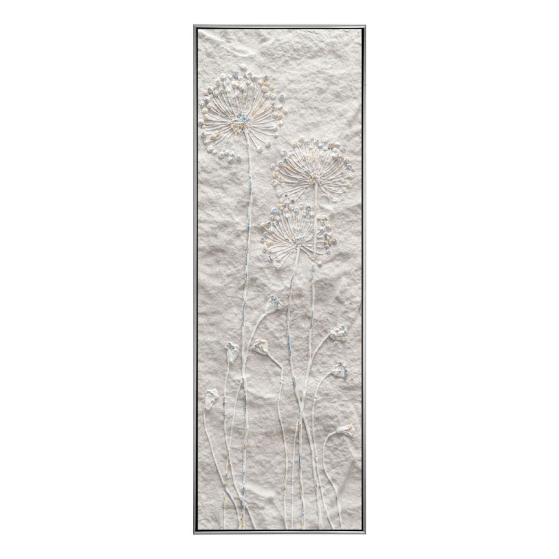 BREATH OF ART ΠΙΝΑΚΑΣ ΔΙΑΚΟΣΜΗΣΗΣ 40x120x4cm ΚΑΜΒΑΣ ΜΠΕΖ ΧΡΥΣΟ ΞΥΛΟ