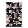 POSITIVE VIBES ΠΙΝΑΚΑΣ ΔΙΑΚΟΣΜΗΣΗΣ 60x90x4cm ΛΙΝΟ ΛΕΥΚΟ ΜΑΥΡΟ ΞΥΛΟ ΜΑΥΡΟ