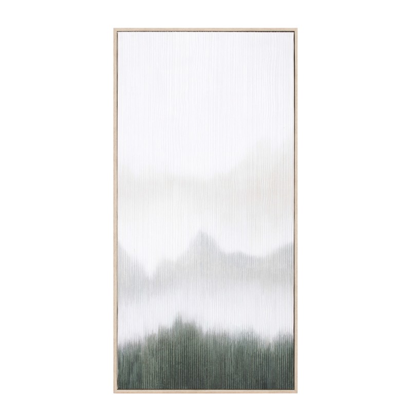 LOST IN NATURE ΠΙΝΑΚΑΣ ΔΙΑΚΟΣΜΗΣΗΣ 45x90x5cm ΚΑΜΒΑΣ ΛΕΥΚΟ ΠΡΑΣΙΝΟ ΞΥΛΟ ΦΥΣΙΚΟ