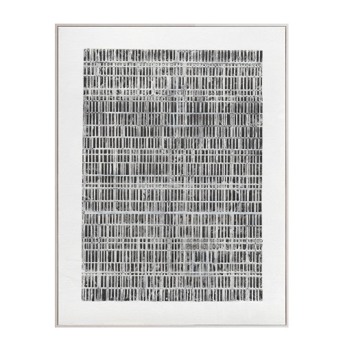 SOMETIMES ΠΙΝΑΚΑΣ ΔΙΑΚΟΣΜΗΣΗΣ 90x120x5cm ΚΑΜΒΑΣ ΛΕΥΚΟ ΜΑΥΡΟ ΞΥΛΟ ΛΕΥΚΟ