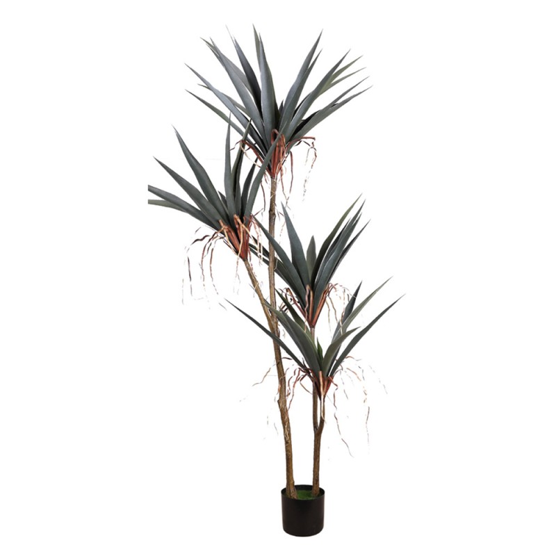GLADIOLUS ΔΕΝΤΡΟ ΤΕΧΝΗΤΟ ΣΕ ΓΛΑΣΤΡΑ 180cm PVC ΠΡΑΣΙΝΟ ΦΥΣΙΚΟ ΤΣΙΜΕΝΤΟ