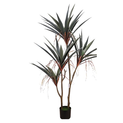 GLADIOLUS ΔΕΝΤΡΟ ΤΕΧΝΗΤΟ ΣΕ ΓΛΑΣΤΡΑ 140cm PVC ΠΡΑΣΙΝΟ ΦΥΣΙΚΟ ΤΣΙΜΕΝΤΟ