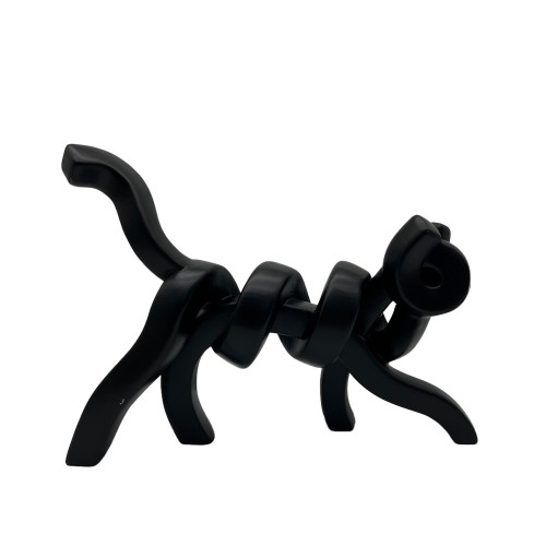BELMA ΔΙΑΚΟΣΜΗΤΙΚΟ ΓΑΤΑ 30x8x22cm POLYRESIN ΜΑΥΡΟ