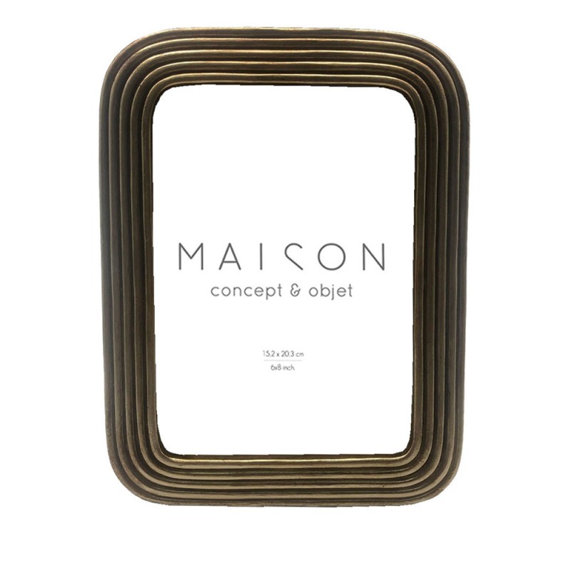 ABEL ΚΟΡΝΙΖΑ 20x2x24cm POLYRESIN ΧΡΥΣΟ ΓΥΑΛΙ