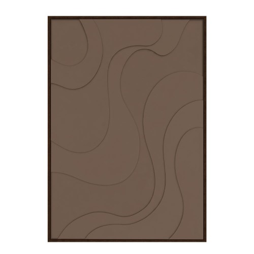 OASIS REFUGE ΠΙΝΑΚΑΣ ΔΙΑΚΟΣΜΗΣΗΣ 80x120x4cm MDF ΚΑΦΕ PVC ΦΥΛΛΟ