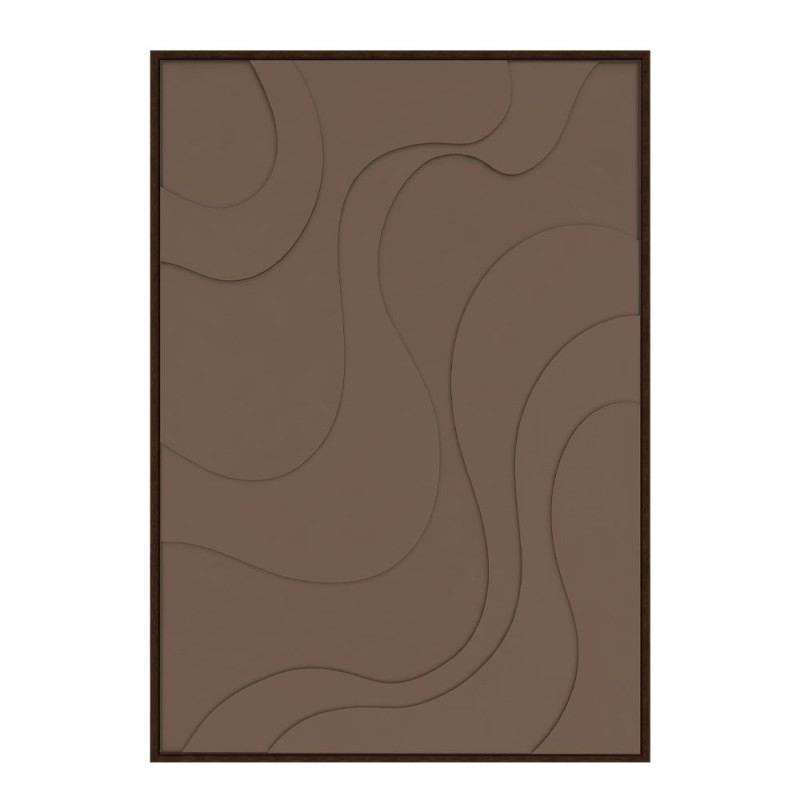 OASIS REFUGE ΠΙΝΑΚΑΣ ΔΙΑΚΟΣΜΗΣΗΣ 80x120x4cm MDF TERRACOTTA PVC ΦΥΛΛΟ ΚΑΦΕ