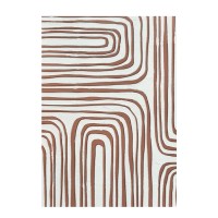 IMPASSE ΠΙΝΑΚΑΣ ΔΙΑΚΟΣΜΗΣΗΣ 80x120x4cm ΚΑΜΒΑΣ ΜΠΕΖ TERRACOTTA ΞΥΛΟ ΦΥΣΙΚΟ