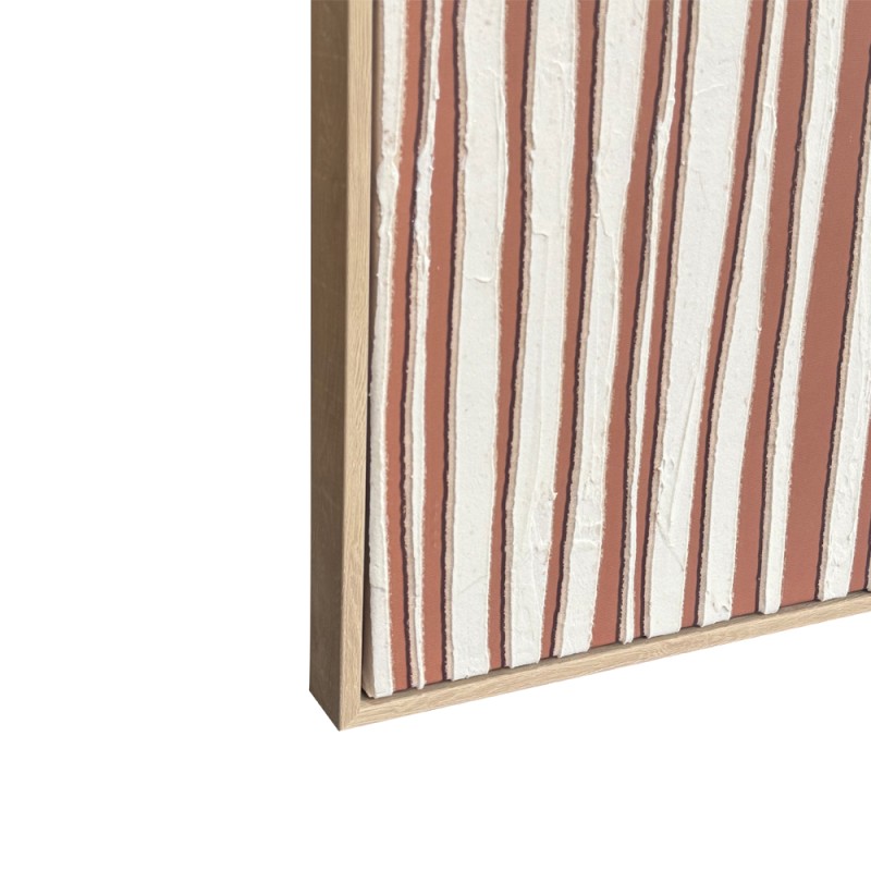 IMPASSE ΠΙΝΑΚΑΣ ΔΙΑΚΟΣΜΗΣΗΣ 80x120x4cm ΚΑΜΒΑΣ ΜΠΕΖ TERRACOTTA ΞΥΛΟ ΦΥΣΙΚΟ