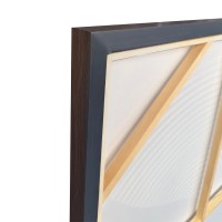 DESSERT SUN ΠΙΝΑΚΑΣ ΔΙΑΚΟΣΜΗΣΗΣ 80x120x4cm ΚΑΜΒΑΣ ΜΠΕΖ ΚΑΦΕ ΞΥΛΟ ΚΑΦΕ