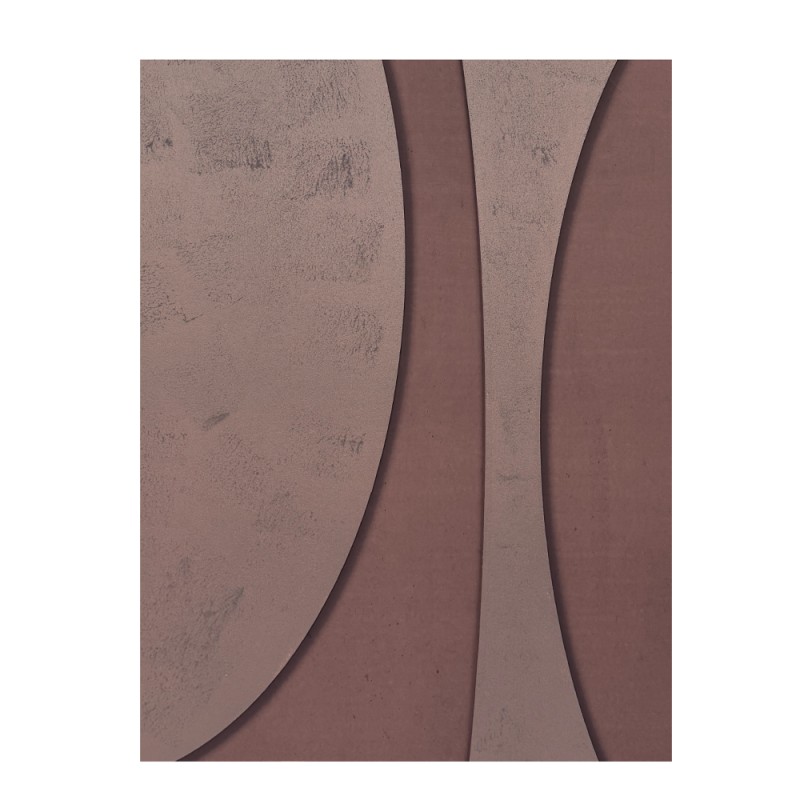 CARNELIAN ΠΙΝΑΚΑΣ ΔΙΑΚΟΣΜΗΣΗΣ 80x120x4cm ΚΑΜΒΑΣ ΚΑΦΕ PVC ΦΥΛΛΟ ΚΑΦΕ